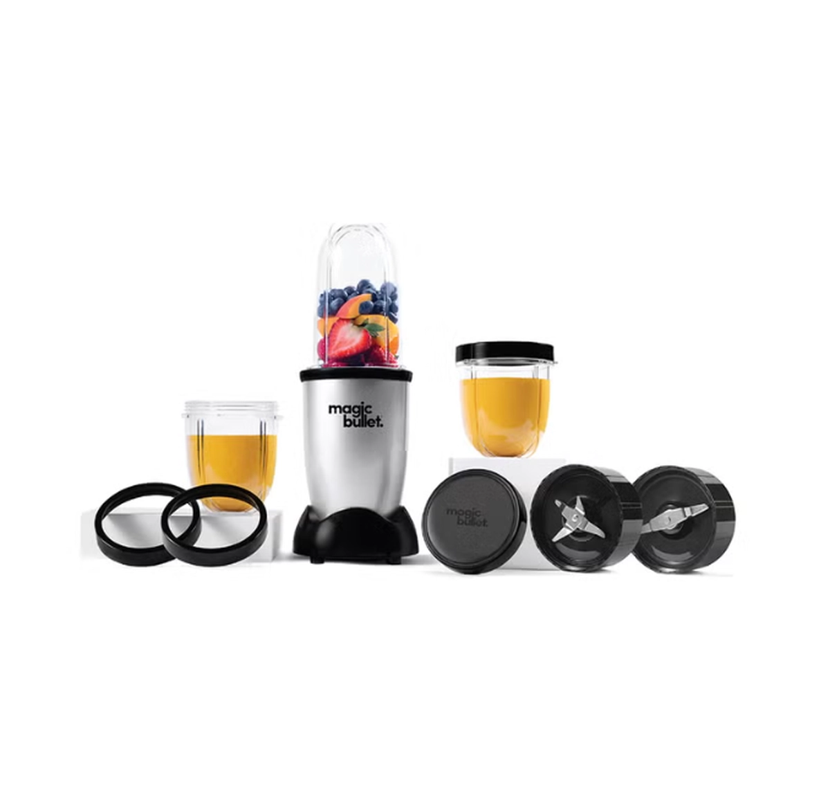 Magic Bullet 9-Piece High-Speed Blender/Mixer System 532 ml 400 W MB4-1012 Silver/Clear/Black-0-0