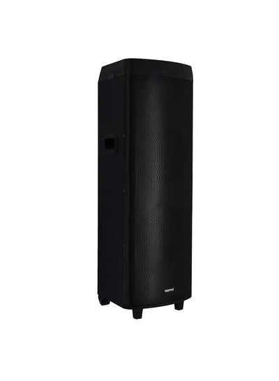GEEPAS Hi-Fi Speaker With UHF Mic And Remote | USB And BT| With TF, FM TWS Functions | Includes Aux/Guitar And MIC Input | 2x12" DJ Speaker GMS11153 Black-5