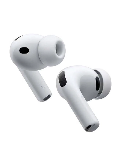 Apple AirPods Pro 3 Wireless Earbuds, Bluetooth Headphones, Active Noise Cancellation, Hearing Test, Hearing Aid,Hearing Protection features, Heart rate sensing during workouts, Live Translation, High-Fidelity Sound, H2 Chip, USB-C Charging - White-2