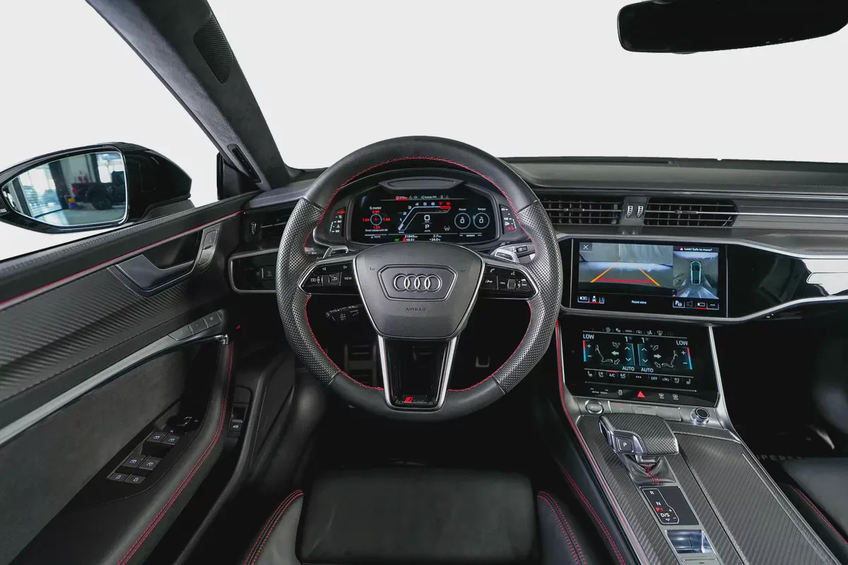 Audi RS7-Carbon Fiber Package-Audi Ceramic Braking System-Red Calipers-Premium Leather Interior-15-15