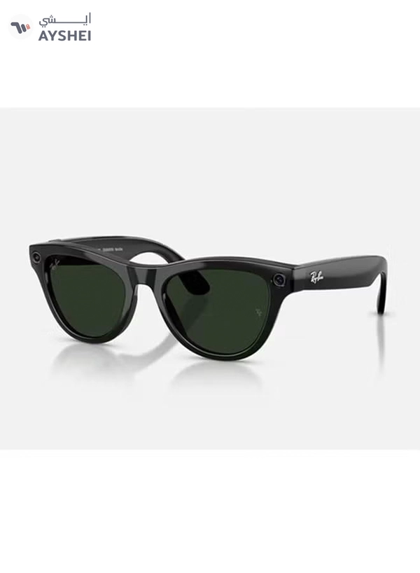 Ray-Ban SKYLER (Gen 2) Frame Shiny Black Lenses Clear/Graphite Green Transitions Shiny Black/Green