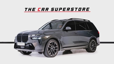 BMW X7 X-Drive 40i M Sport-GCC-AGMC Warranty and Service Contract Until 01/2028- 1 Owner-7 Seats-3