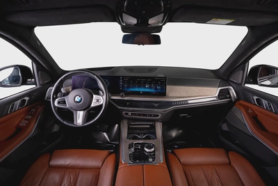 BMW X7 X-Drive 40i M Sport-GCC-AGMC Warranty and Service Contract Until 01/2028- 1 Owner-7 Seats-9