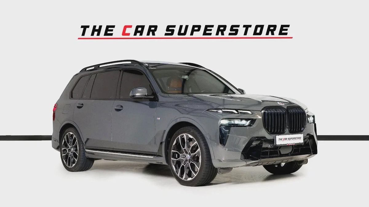 BMW X7 X-Drive 40i M Sport-GCC-AGMC Warranty and Service Contract Until 01/2028- 1 Owner-7 Seats-1-1