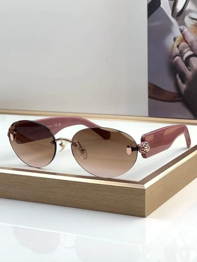 BVLGARI Serpenti Rimless Sunglasses-0
