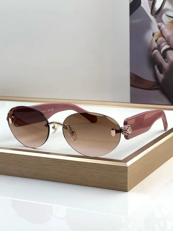 BVLGARI Serpenti Rimless Sunglasses