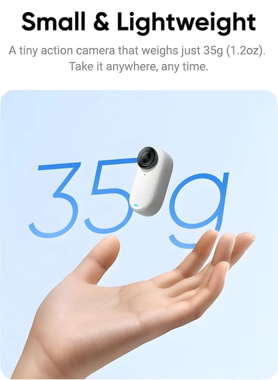 Insta360 Go 3 64GB Small And Lightweight Action Camera Hands-Free POV Mount Anywhere Stabilization Multifunctional Action Pod Waterproof For Travel, Sports Vlog-2