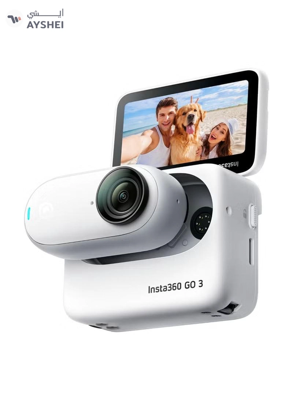 Insta360 Go 3 64GB Small And Lightweight Action Camera Hands-Free POV Mount Anywhere Stabilization Multifunctional Action Pod Waterproof For Travel, Sports Vlog
