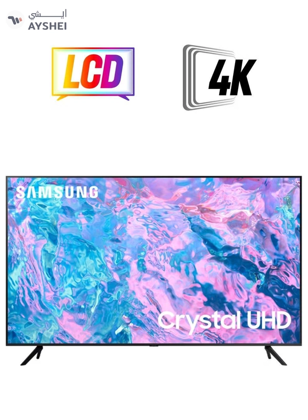 Samsung 75 Inch Crystal UHD 4K Smart TV 2023 - International Version UA75CU7000 Black