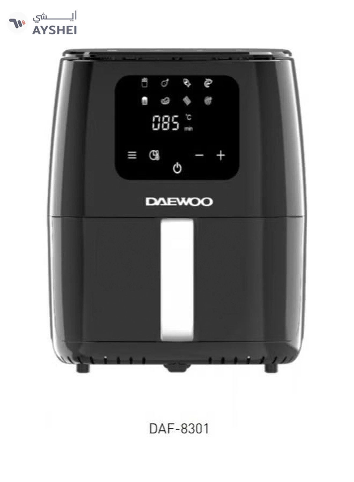 DAEWOO Digital Air Fryer 4.5 L 1600 W DAF8301 Black