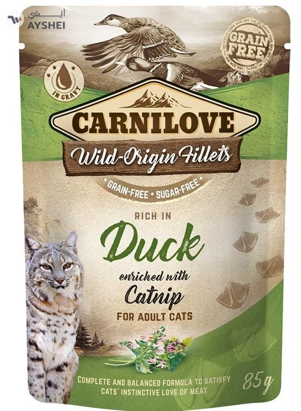 CARNILOVE Duck enriched with Catnip for Adult Cats (Wet)