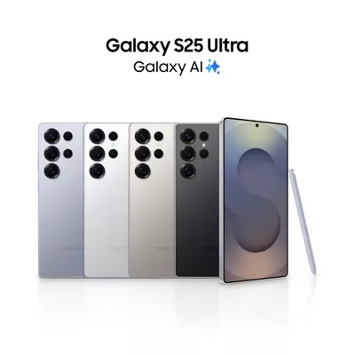 Samsung Galaxy S25 Ultra AI Dual SIM Titanium Grey 12GB RAM 256GB 5G - Middle East Version-1