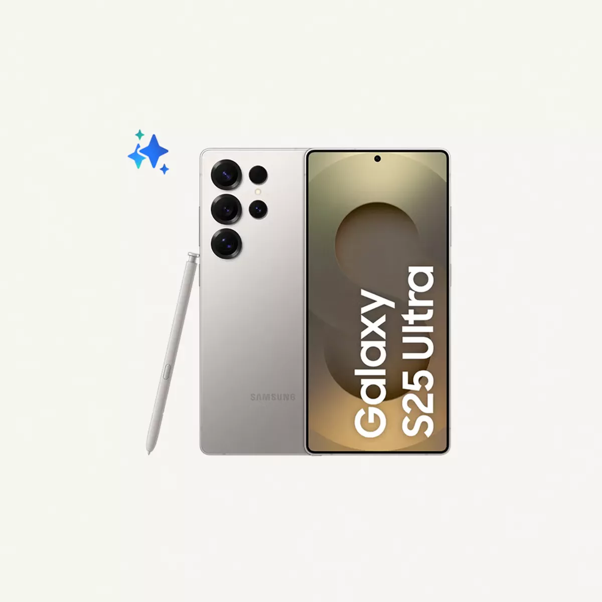 Samsung Galaxy S25 Ultra AI Dual SIM Titanium Grey 12GB RAM 256GB 5G - Middle East Version
