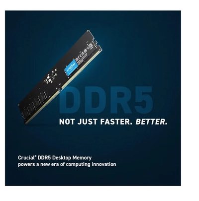 crucial 32GB DDR5-PC5-38400 UDIMM Desktop Memory, 4800 MHz Memory Speed-2