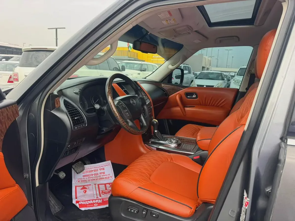 Nissan patrol 2015 Gary color fullopshin GCC calen cR-5-5