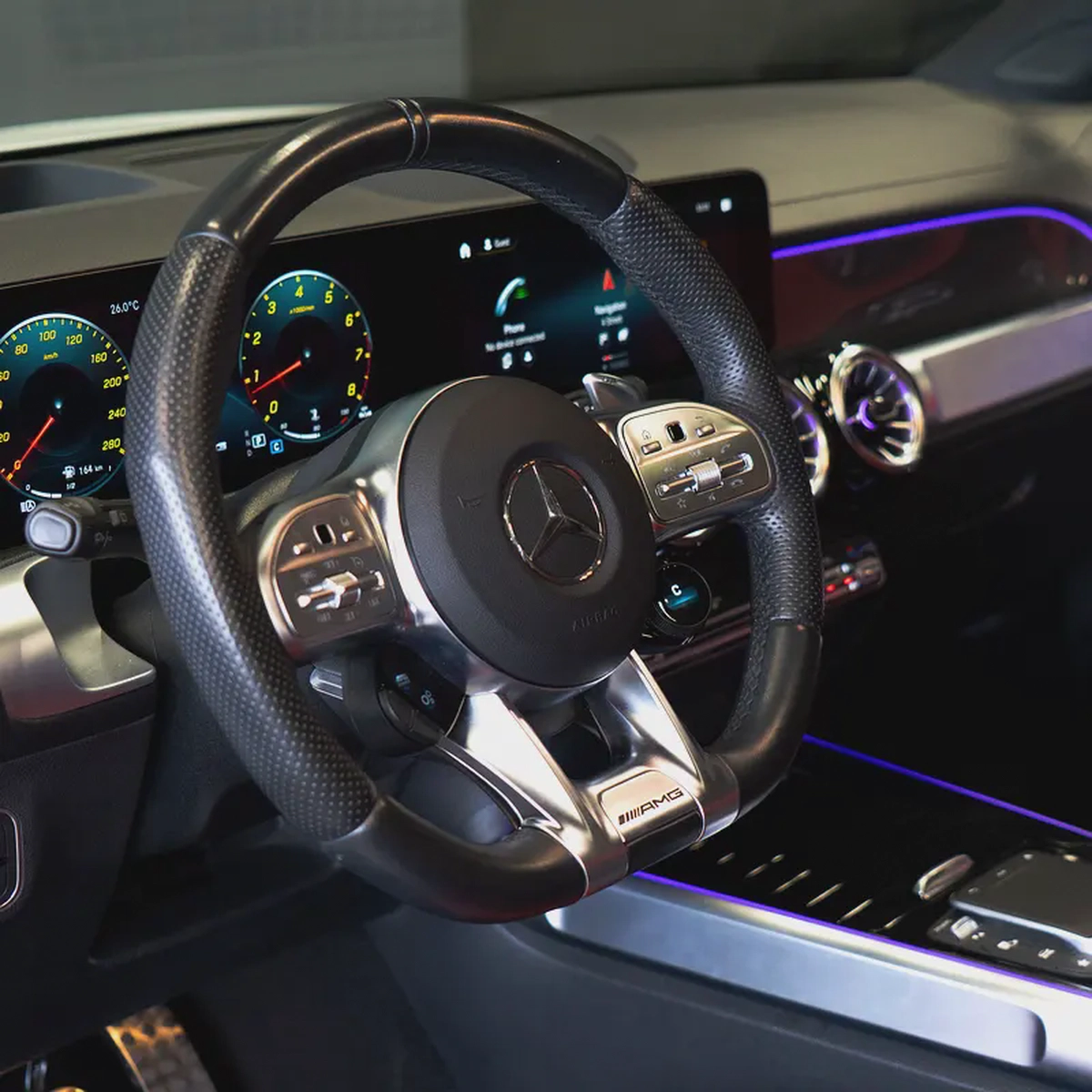 AED 3,065 p.m • 0% Downpayment • Mercedes GLB 35 AMG • 1 Year Warranty-12-12