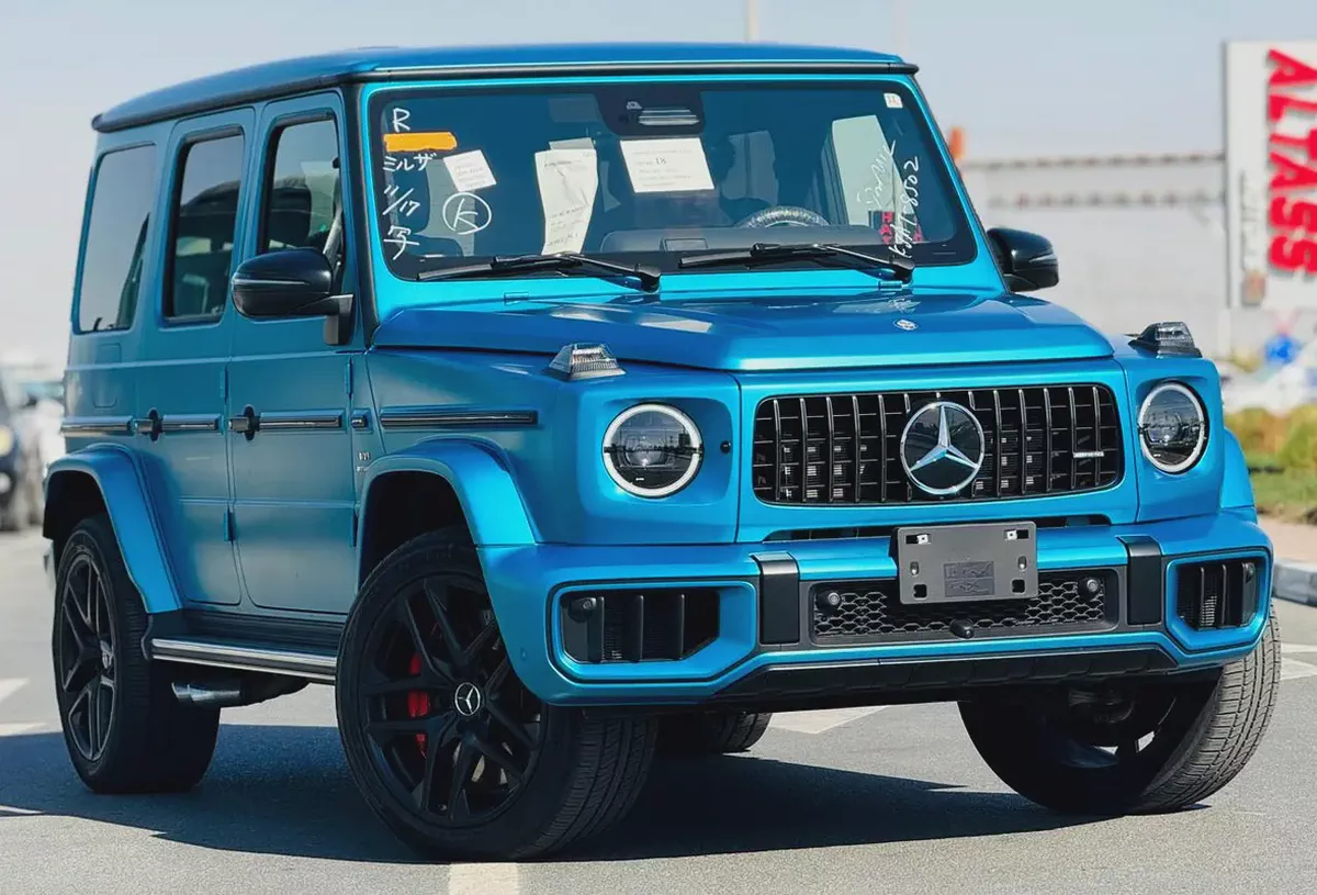 BENZ G63 AMG | 2025 | HYPER BLUE MAGNO | 8000KM DONE | FRESH JAPAN IMPORT