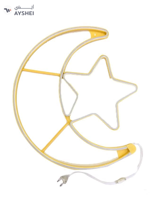 East Lady Big Moon Star Light Yellow 60X51cm