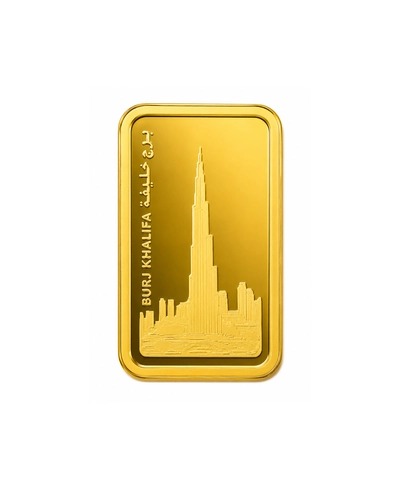 Zewer 10g 24K 999.9 Fine Gold Bar with Burj Khalifa Design-4