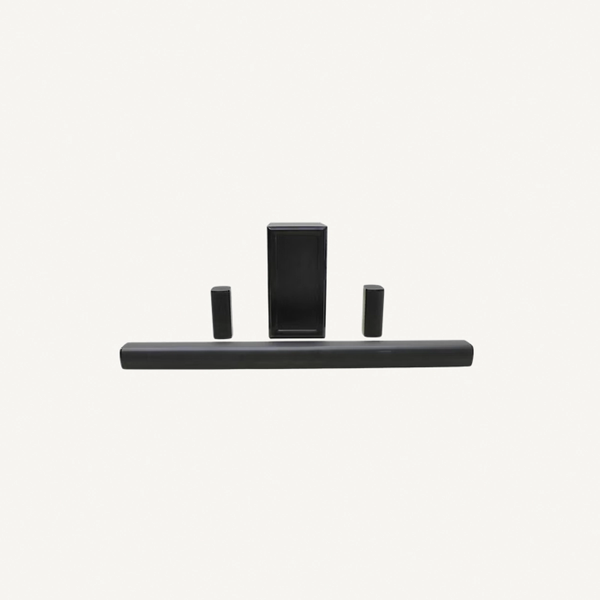 JVC 5.1Ch Soundbar With Wireless Subwoofer Home Theatre-3600W PMPO With Bluetooth, USB, SD Card Compatible TH-N430B Black-1-1