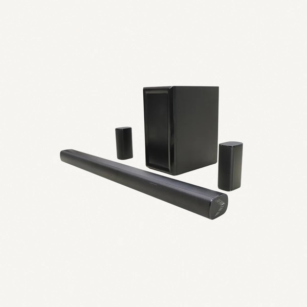 JVC 5.1Ch Soundbar With Wireless Subwoofer Home Theatre-3600W PMPO With Bluetooth, USB, SD Card Compatible TH-N430B Black