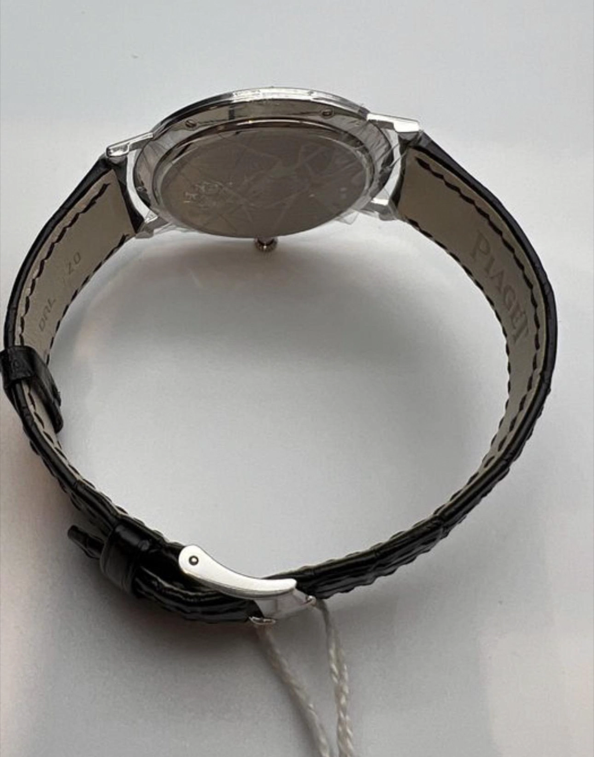 Piaget Luxury Watch with Black Leather Strap-2-2