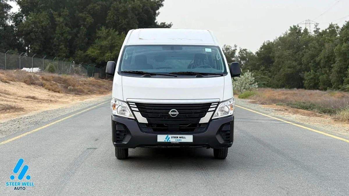 2025 Nissan Urvan NV350 Highroof Delivery Van GCC White Automatic-15-15
