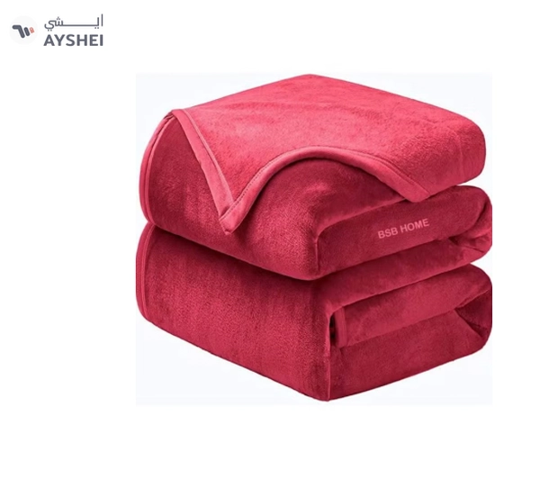 BSB HOME® 300 GSM Premium Plush Double Blanket for Bed, Sofa, Couch