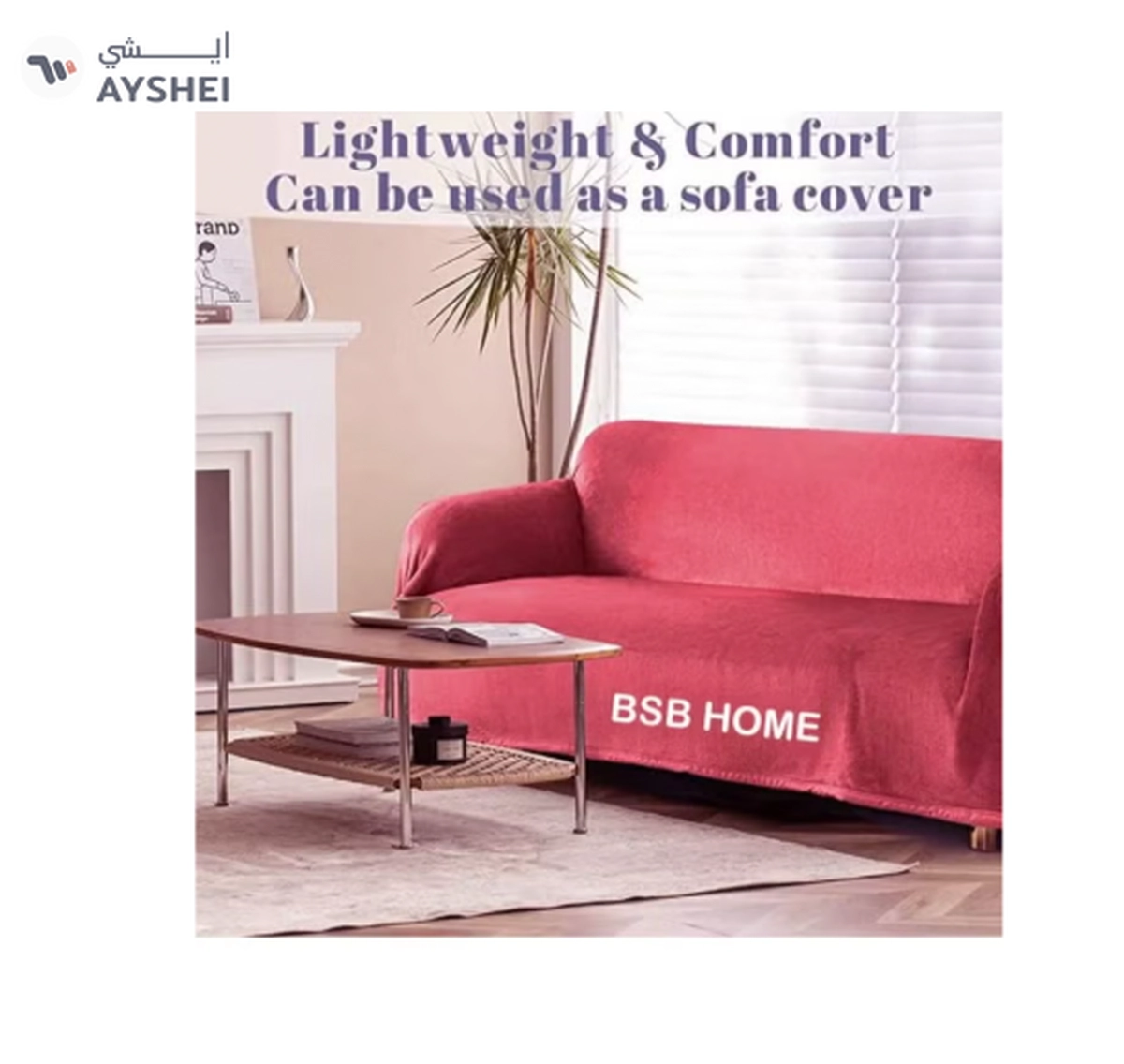 BSB HOME® 300 GSM Premium Plush Double Blanket for Bed, Sofa, Couch-1-1