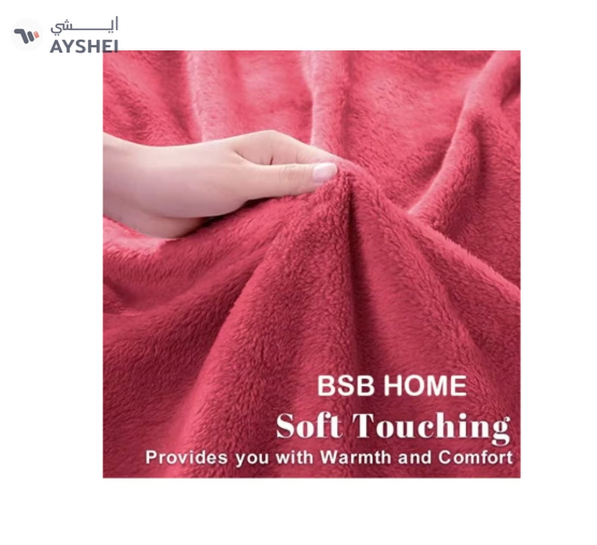 BSB HOME® 300 GSM Premium Plush Double Blanket for Bed, Sofa, Couch-2-2