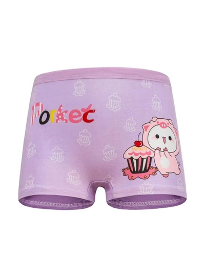 Babyqlo 4 Pack Cute Porket With Cupcake Printed Boxer Multicolour-3