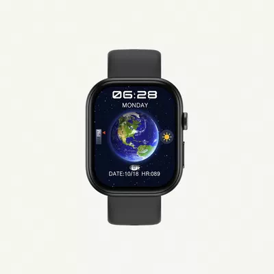 220 mAh AiPro Chat GPT Smart watch For Men With AMOLED Always On Display Bluetooth Calling Waterproof Fitness Watches For Android iOS - Black-1