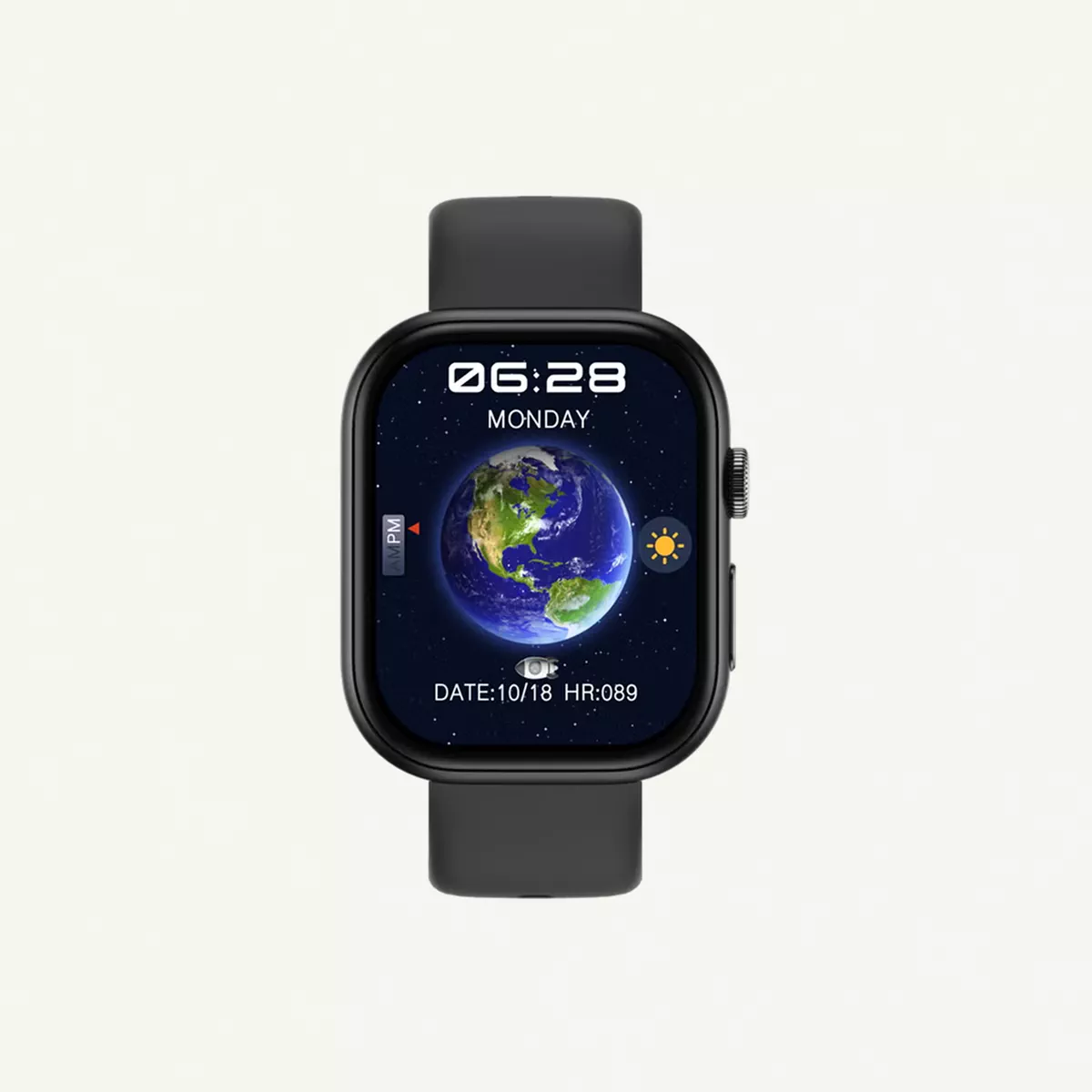220 mAh AiPro Chat GPT Smart watch For Men With AMOLED Always On Display Bluetooth Calling Waterproof Fitness Watches For Android iOS - Black-1-1