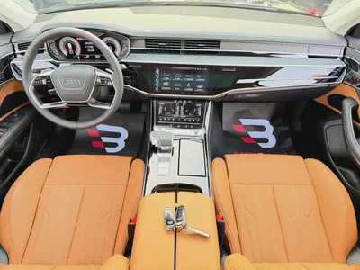 اودي A8L اسود / زعفراني خليجي Audi A8 55 TFSI Quattro 2026 - GCC Specs - Brand New!-9