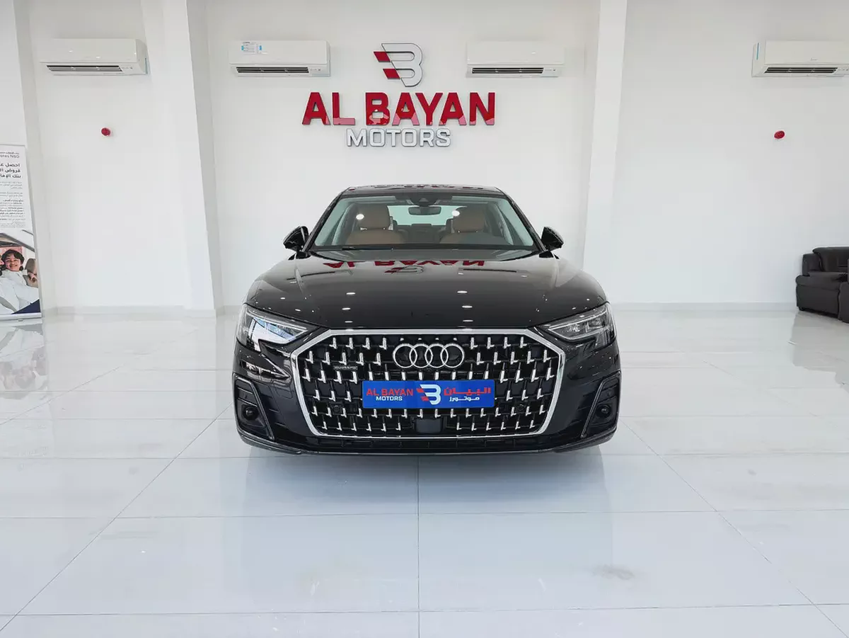 اودي A8L اسود / زعفراني خليجي Audi A8 55 TFSI Quattro 2026 - GCC Specs - Brand New!-4-4