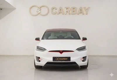 AED 1311 PM | TESLA MODEl X P75D 2017 | WELL MAINTAINED | 1 YEAR WARRANTY | GCC-1