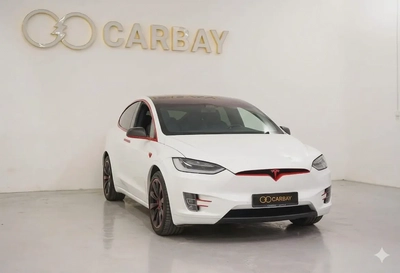 AED 1311 PM | TESLA MODEl X P75D 2017 | WELL MAINTAINED | 1 YEAR WARRANTY | GCC-2