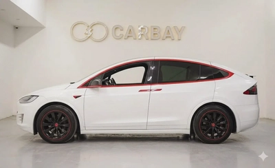 AED 1311 PM | TESLA MODEl X P75D 2017 | WELL MAINTAINED | 1 YEAR WARRANTY | GCC-3