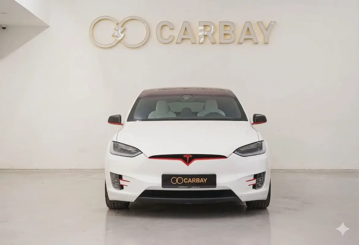 AED 1311 PM | TESLA MODEl X P75D 2017 | WELL MAINTAINED | 1 YEAR WARRANTY | GCC-1-1