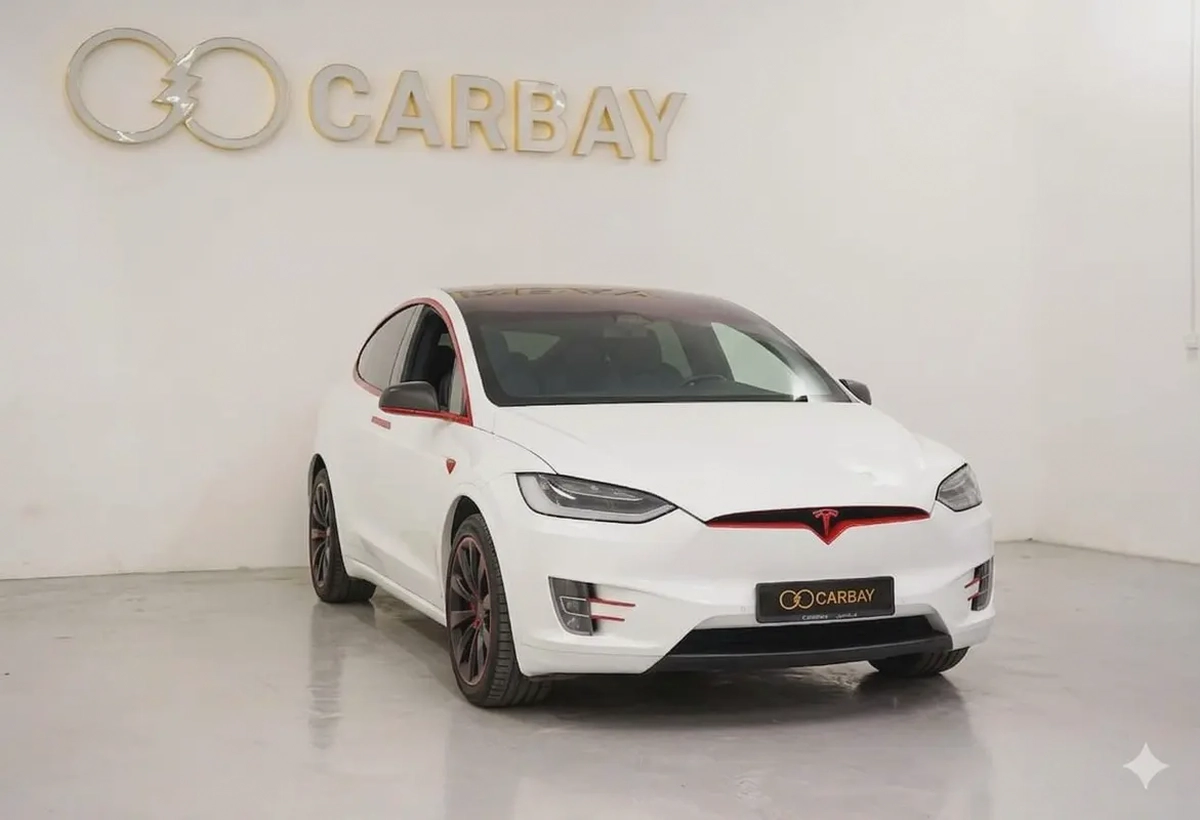 AED 1311 PM | TESLA MODEl X P75D 2017 | WELL MAINTAINED | 1 YEAR WARRANTY | GCC-2-2