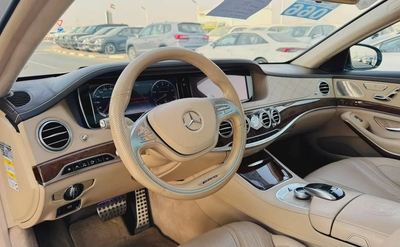 MERCEDES BENZ S63 ///AMG - 2014 - SILVER WITH BEIGE - SUPER CLEAN CAR FRESH JAPAN IMPORT-9