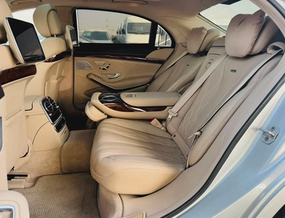 MERCEDES BENZ S63 ///AMG - 2014 - SILVER WITH BEIGE - SUPER CLEAN CAR FRESH JAPAN IMPORT-10