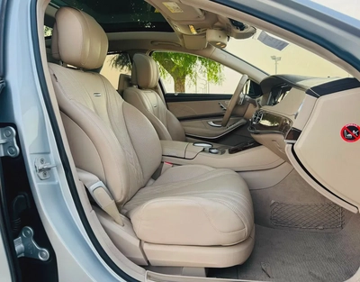 MERCEDES BENZ S63 ///AMG - 2014 - SILVER WITH BEIGE - SUPER CLEAN CAR FRESH JAPAN IMPORT-12