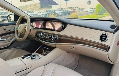 MERCEDES BENZ S63 ///AMG - 2014 - SILVER WITH BEIGE - SUPER CLEAN CAR FRESH JAPAN IMPORT-13