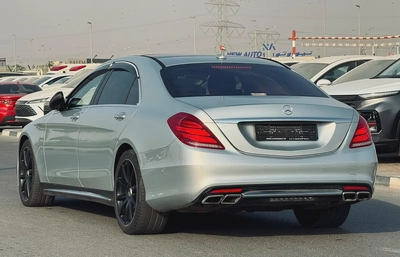 MERCEDES BENZ S63 ///AMG - 2014 - SILVER WITH BEIGE - SUPER CLEAN CAR FRESH JAPAN IMPORT-4