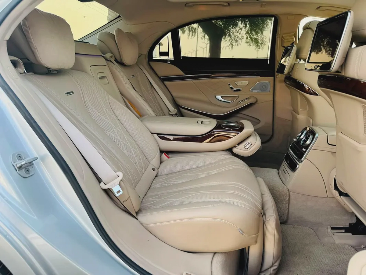 MERCEDES BENZ S63 ///AMG - 2014 - SILVER WITH BEIGE - SUPER CLEAN CAR FRESH JAPAN IMPORT-14-14