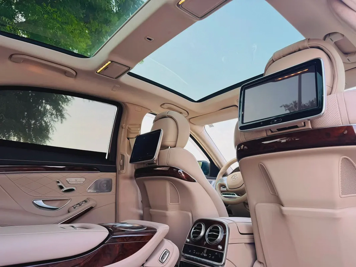 MERCEDES BENZ S63 ///AMG - 2014 - SILVER WITH BEIGE - SUPER CLEAN CAR FRESH JAPAN IMPORT-15-15