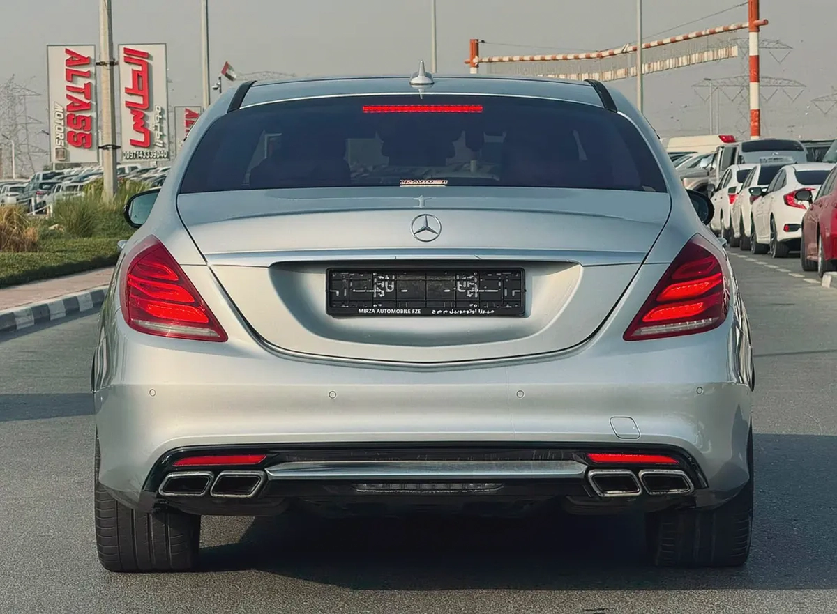 MERCEDES BENZ S63 ///AMG - 2014 - SILVER WITH BEIGE - SUPER CLEAN CAR FRESH JAPAN IMPORT-5-5