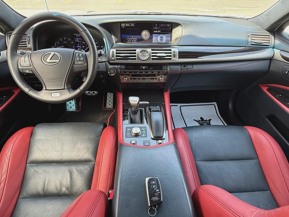 LEXUS - LS460 - F SPORT - CRAFTED LINE - V8 - 4,6L - AWD - AMERICAN SPECS VERY GOOD CONDITION-10-10