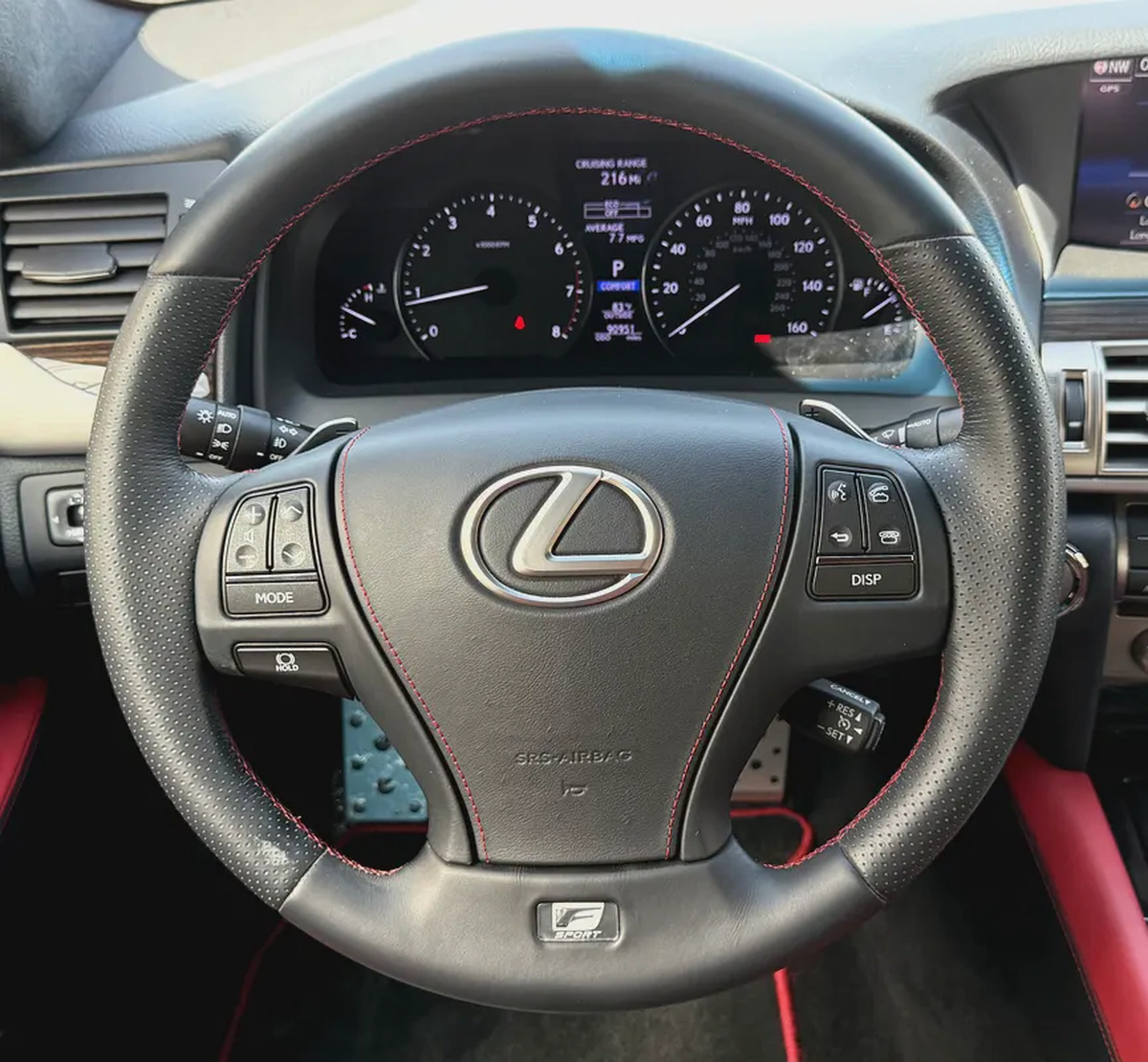 LEXUS - LS460 - F SPORT - CRAFTED LINE - V8 - 4,6L - AWD - AMERICAN SPECS VERY GOOD CONDITION-11-11